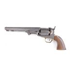 (S58) .36 1851 Colt Navy percussion revolver c.1851, 7½ ins octagonal barrel stamped ADDRESS COL. SA
