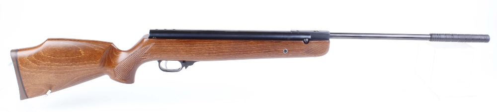 .22 Theoben HW90 break barrel air rifle, barrel with cocking sleeve, Monte Carlo stock with recoil p