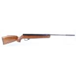 .22 Theoben HW90 break barrel air rifle, barrel with cocking sleeve, Monte Carlo stock with recoil p