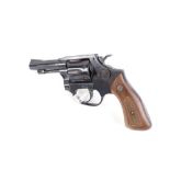 .22 Rossi 6 shot double action revolver, 3 ins barrel with blade sight, closed frame with fluted cyl