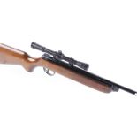 .22 BSA Meteor Super Mk4 break barrel air rifle, mounted 4 x 20 scope, no. TH39738[Purchasers note: