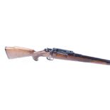 (S1) 7x57mm Mauser bolt action rifle, 22 ins barrel, internal magazine, semi pistol grip stock with