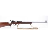 (S1) .22 Barnett Ten-X lever-bolt action target rifle, 29 ins heavy barrel, tunnel foresight, adjust