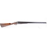 (S2) 12 bore boxlock non ejector AYA Yeoman 28 ins barrels, ½ & full, 70mm chambers, plain