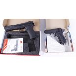 .177 DX17 air pistol, boxed; .177 Walther Co2 air pistol (for parts or repair), boxed (2)[Purchasers