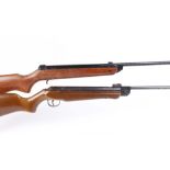 .177 Webley Hawk break barrel air rifle; .22 BSA Meteor break barrel air rifle; unknown .22 air rifl