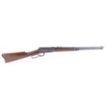 (S1) .30(Wcf) Winchester Model 1894 lever action saddle ring carbine (c.1907), 20 ins nitro proof ba