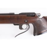 (S1) .22 Barnett Ten-X lever action target rifle, 29 ins heavy target barrel, pistol grip target sto