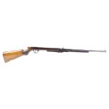 .177 Haenel Mod IVE Lincoln Jeffries type under lever air rifle, open sights, no. 1129 [Purchasers n