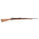 (S1) .577 Enfield 1861 black powder percussion rifle by Parker Hale, 32 ins fullstocked and banded b