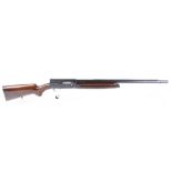 (S1) 12 bore Nikko semi automatic, 4 shot, 24 ins barrel with external multi chokes (HC & SC), raise