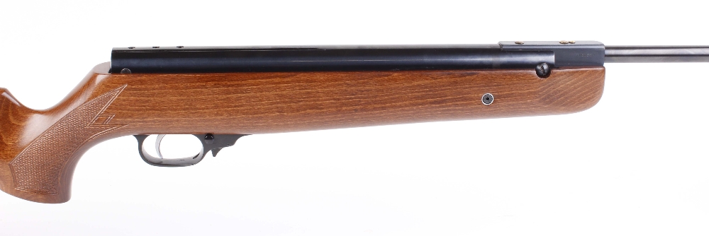 .22 Theoben HW90 break barrel air rifle, barrel with cocking sleeve, Monte Carlo stock with recoil p - Image 2 of 3