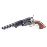 (S1) .44 Uberti Colt Dragoon, percussion black powder single action revolver, 7½ ins barrel, under l