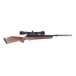 (S1) .22 BSA Lightning break barrel air rifle (14ft/lbs+/-), moderated barrel, Monte Carlo stock wit