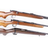 (S1) .22 BSA Sportsman Fifteen bolt action rifle, 25 ins screw cut barrel, open sights, tube magazin