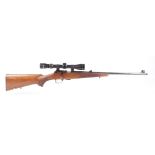 (S1) .22 CZ99 Precision bolt action rifle, 22½ ins threaded barrel (capped) with hooded blade and le