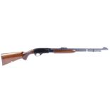 (S1) .22 Remington Fieldmaster Model 572 pump action rifle, 23½ ins barrel with open sights, tube ma