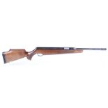 .177 Air Arms Pro-Sport under lever air rifle, carbine barrel, scope grooves, Monte Carlo stock with