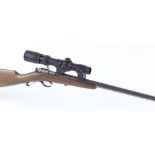 (S1) .22 Winchester Model 1902, bolt action, 18 ins barrel threaded for moderator, (moderator availa