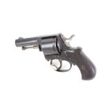 .442 Bull Dog closed frame double action revolver, 2¾ ins round sighted barrel, plain slotted cylind