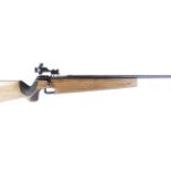 (S1) .22 Brasileira Model 422 bolt action target rifle, 26 ins barrel, CBC tunnel and adjustable sig