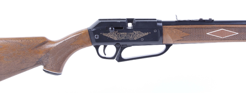 .22 Daisy Powerline Mod 822 pump up air rifle, open sights, nvn[Purchasers note: Collection in perso - Image 3 of 4