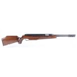 .22 Air Arms TX200 under lever air rifle, fitted moderator, scope grooves, Monte Carlo stock, no. 05