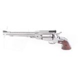 (S1) .45 percussion Ruger Old Army all stainless black powder revolver, 7½ ins round sighted barrel