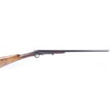 (S2) .410 Belgian semi hammer, 24 ins part octagonal barrel, 65mm chamber, folding side lever action