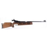 .177 Original Model 75 sidelever target air rifle, tunnel foresight, hooded adjustable target rear s