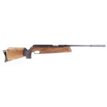 .177 Feinwerkbau 300S sidelever target air rifle, unsighted barrel, scope grooves, pistol grip stock