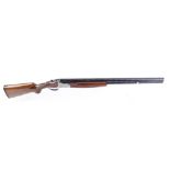 (S2) 12 bore Lanber over and under, ejector, 29½ ins ventilated barrels, full & ¾, ½ ins file cut ve