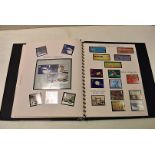 A collection of Bristish and Irish stamps, including 13 folders and albums from UK, Ireland,