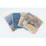 UK Maps, including road maps, guides, Ordnance Survey maps, various scales, some in large roll (a