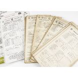 Cricket Score Cards, approximately sixty score cards mainly from Lord's, nineteen from 1938s