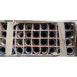 Four-minute phonograph cylinders, Blue Amberols: thirty-six, in 'egg box' case (no cartons)