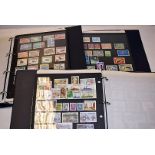 A collection of GB and world stamps, Angela's collection, in five folders, one for UK, the others in