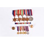 A WWII 8th Army medal group, awarded to Corporal Duncan Brown, comprising War, 1939-45 Star,