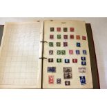 A collection of World stamps, in two folders and a small stockbook, mostly used