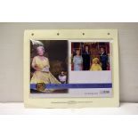 A modern full gold sovereign First Day Cover, uncirculated 2000 dated coin on Queen Mother FDC