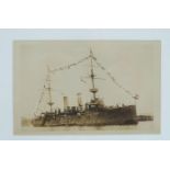 Postcards, Royal Navy interest, P2/P4 - RP vessels including Galatea, Dragon, Marlborough, Duncan