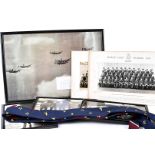 An assortment of various items relating to 617 Squadron Murray 'Vagnolini' Valentine, including
