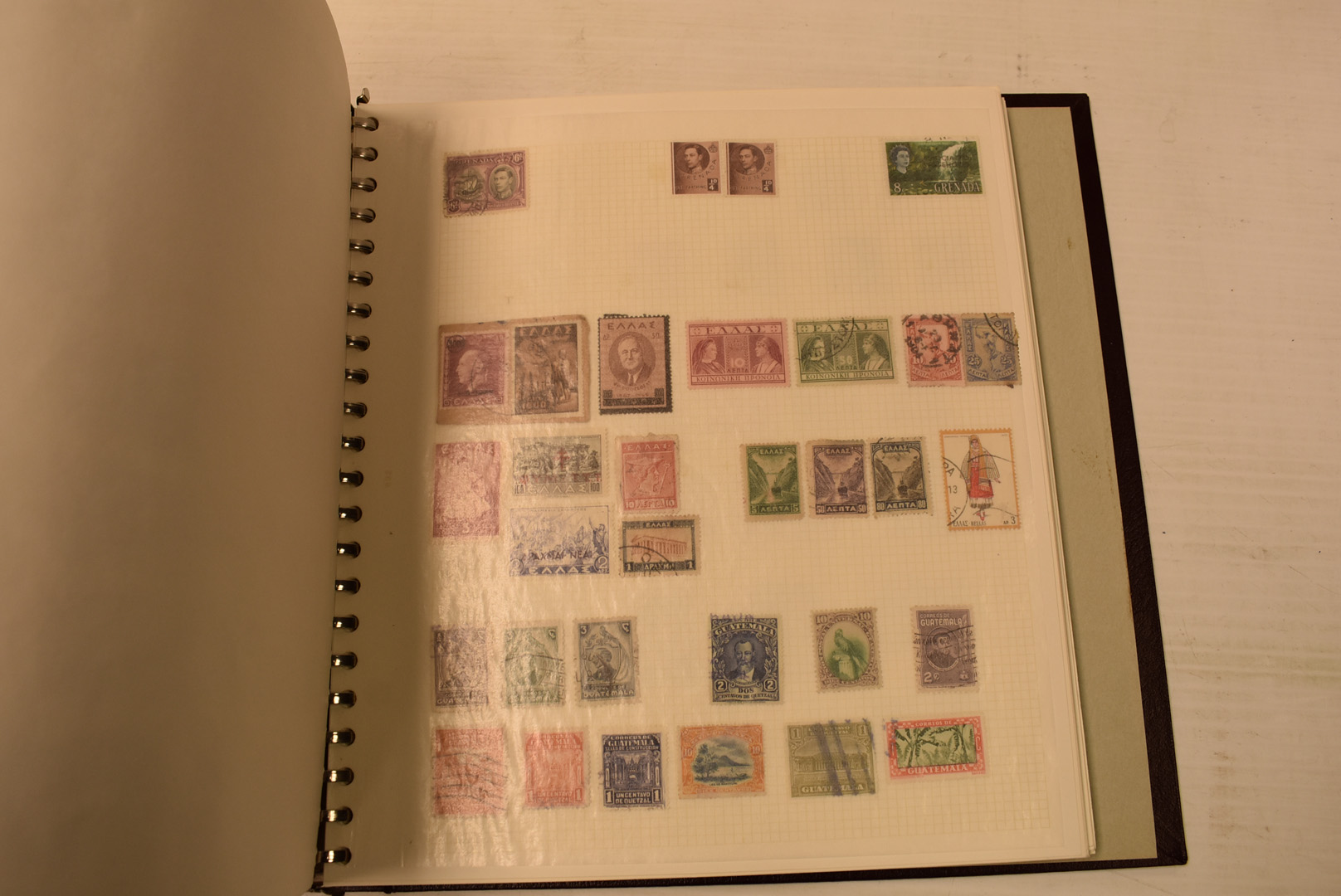 A collection of World stamps, in four albums with sleeves, annotated on the spines (4) - Image 4 of 4