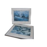 Robert Taylor Signed Prints, two prints framed with Perspex, Victory over Dunkirk signed by the
