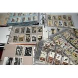 Cigarette Cards, an array of various sets, part sets and odds, in ring binder albums and loose