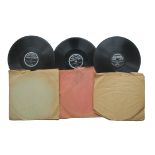 10-inch records, forty black-and-silver Columbia records, circa 1903, most in (dilapidated) original