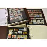 A collection of GB and world stamps, James's collection, in five folders, one for UK, the others