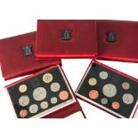 A collection of Royal Mint proof and others sets, dating from the 1980s onwards, including sets from