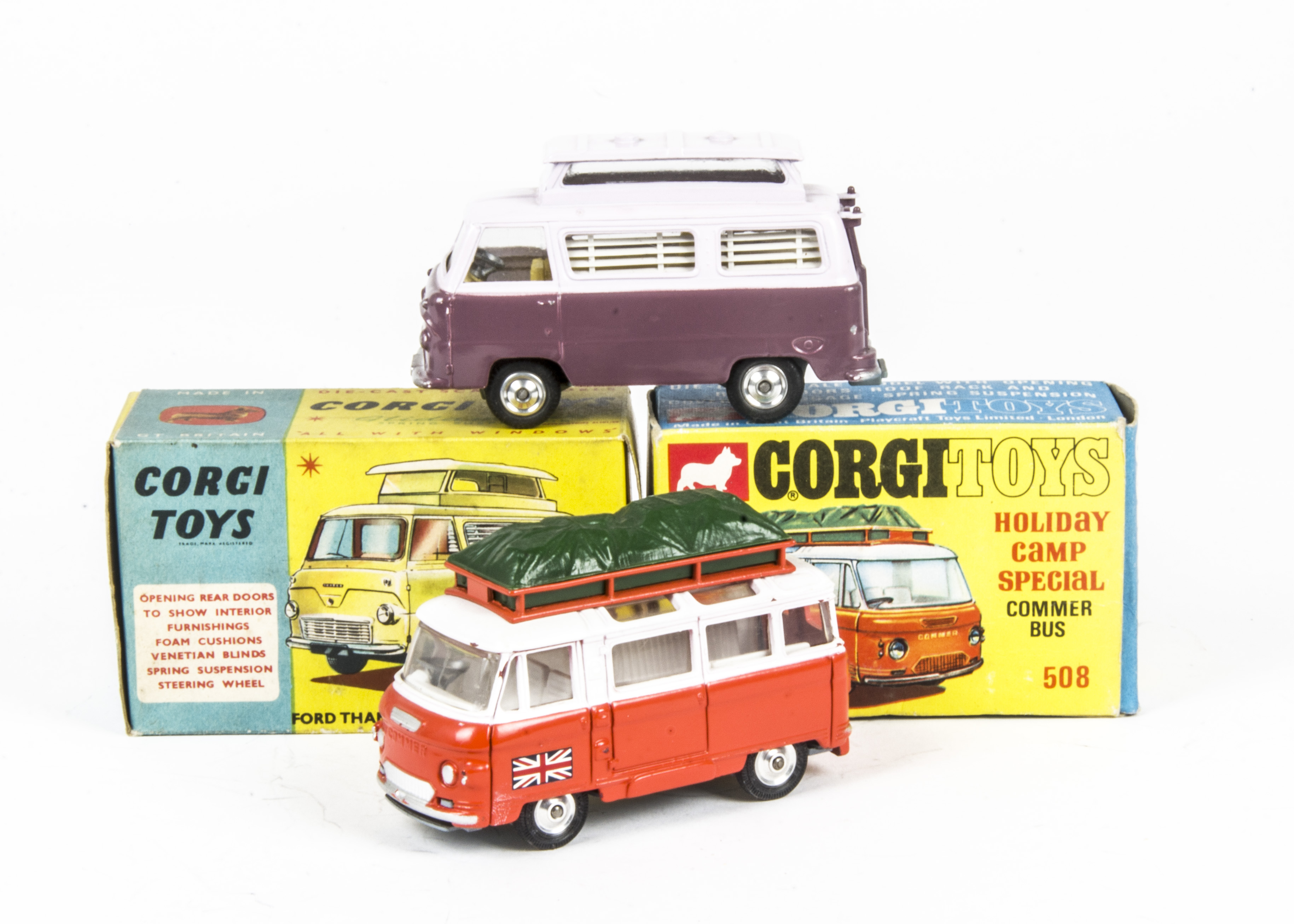 Miniature Corgi Commer Holiday Camp Special #508 De 1968 (boîte Repro)
