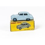 A Dinky Toys 161 Austin Somerset Saloon, light blue body, mid-blue ridged hubs, in original box,